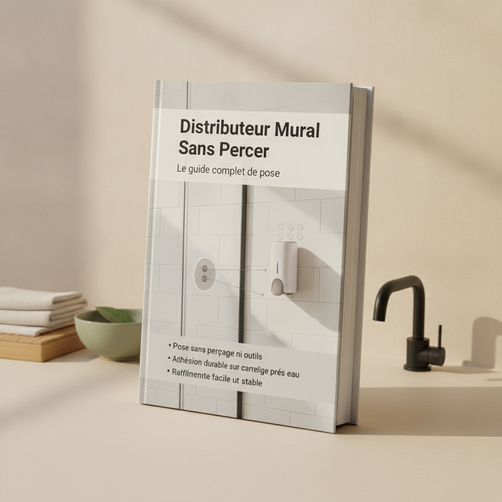 Distributeur mural : poser sans percer, le guide