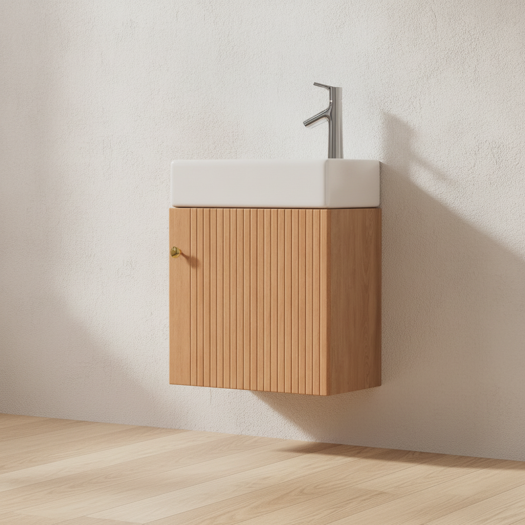 Meuble sous-lavabo suspendu 46 cm