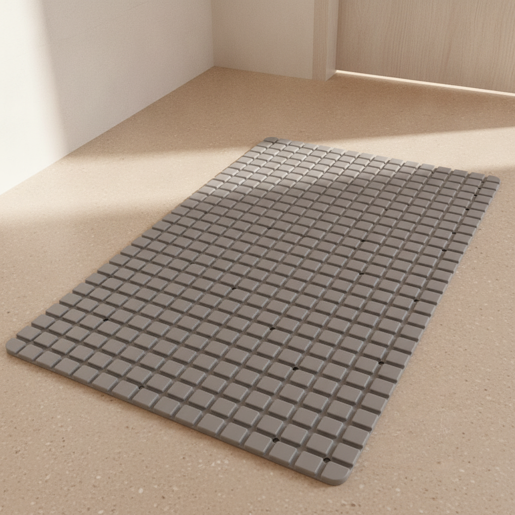 Tapis de douche antidérapant à ventouses 71x40cm