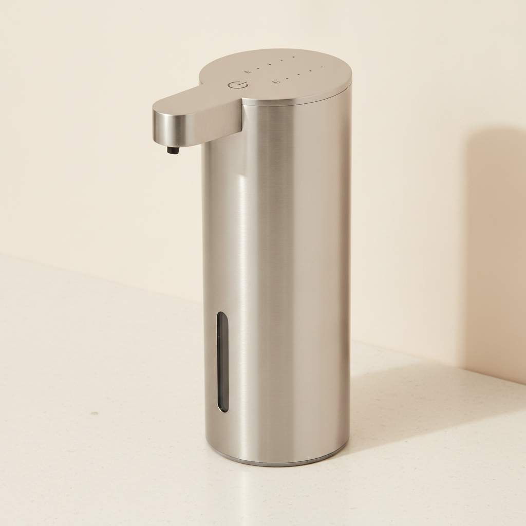 Distributeur de savon automatique mural en acier