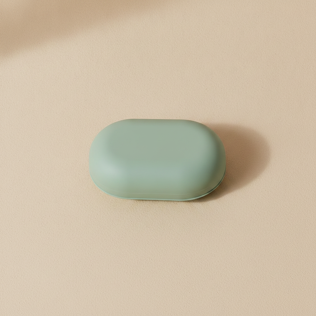 Porte-savon de voyage avec couvercle