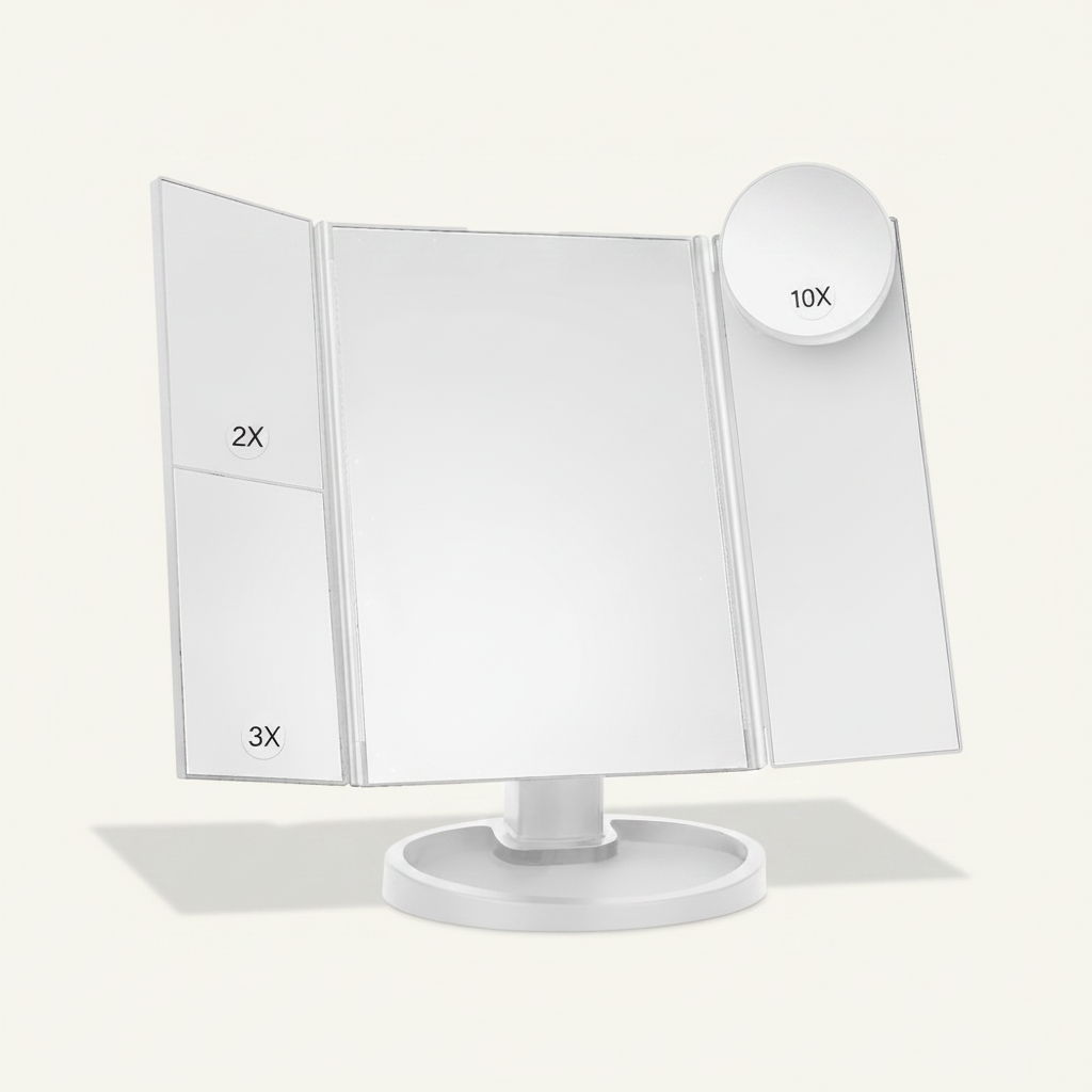 Miroir de maquillage grossissant 2x/3x/10x