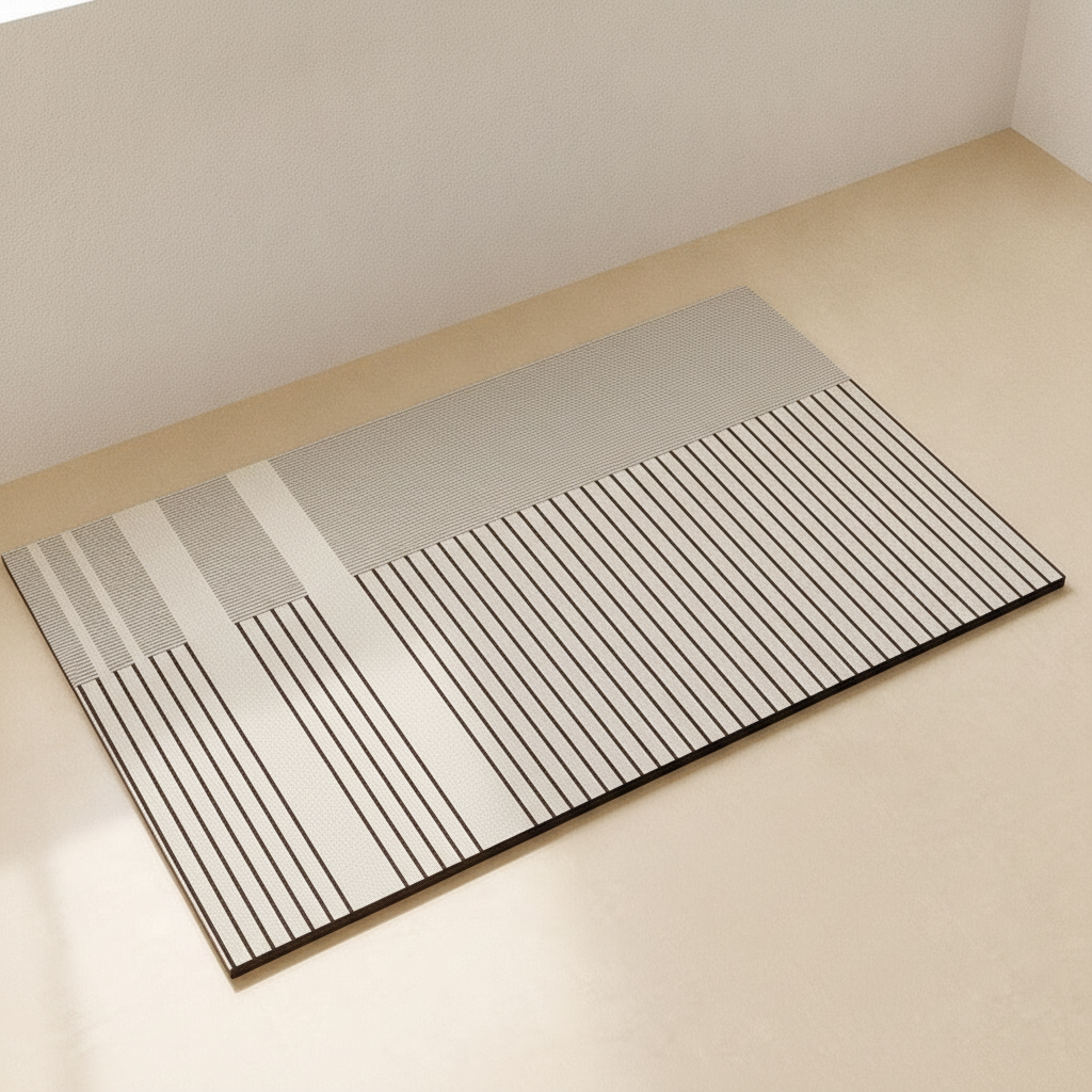 Tapis de bain en terre de diatomée