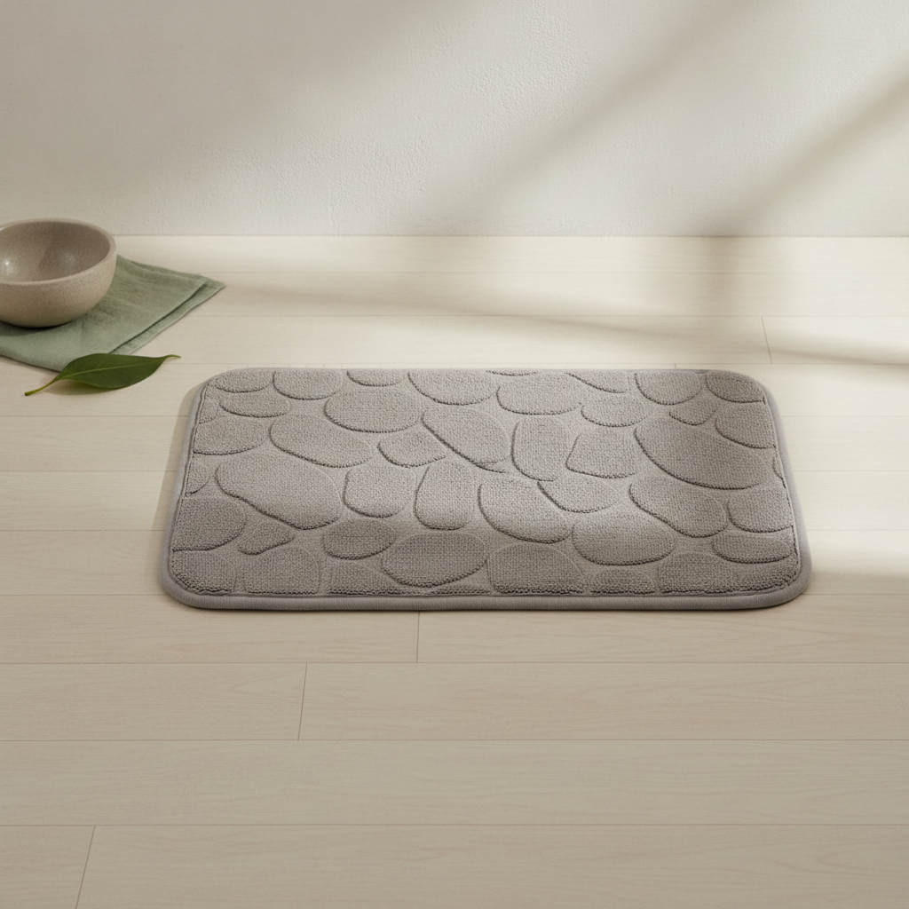 Tapis de bain absorbant et antidérapant