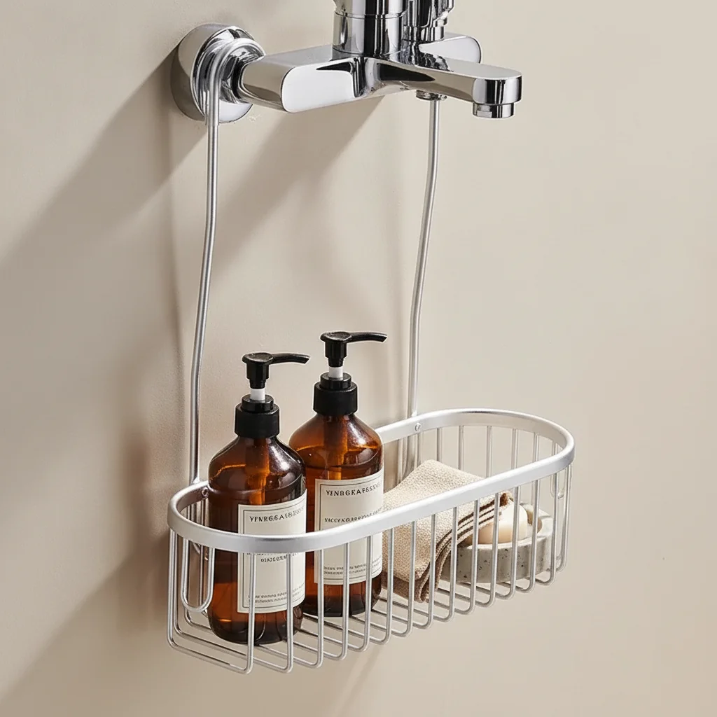 Étagère de douche suspendue sans perçage