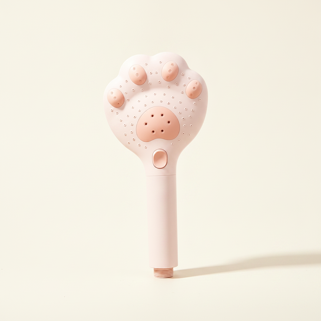 Pommeau de douche haute pression patte de chat