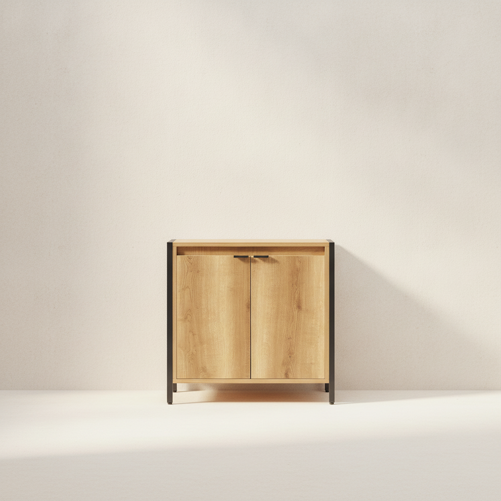 Meuble sous-lavabo vintage 60x60x30cm