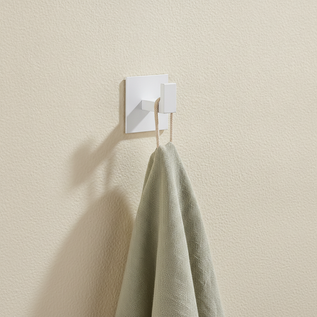 Patère de salle de bain adhésive