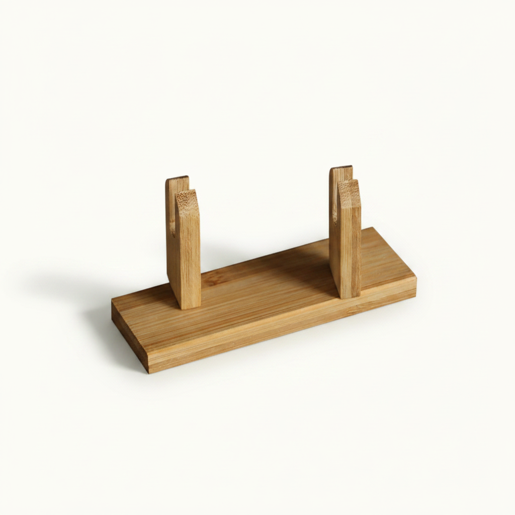 Support pour éventail en bambou