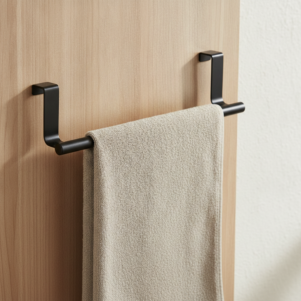 Porte-serviettes pour porte de placard