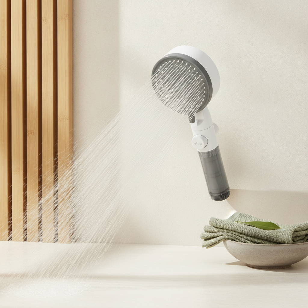 Pommeau de douche filtrant 8 modes