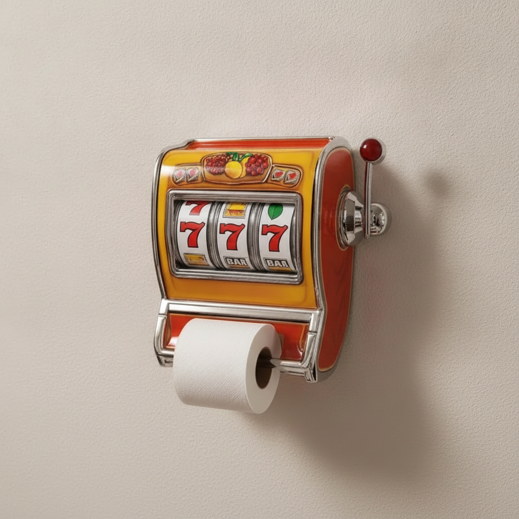 Porte-papier toilette mural minimaliste