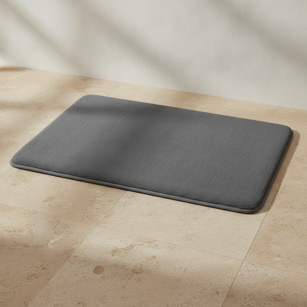 Tapis de bain absorbant en velours