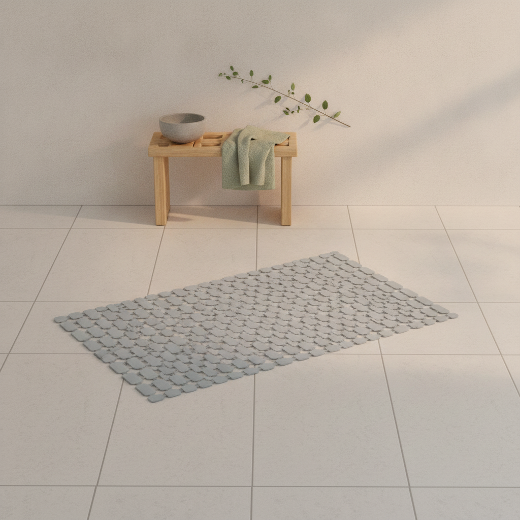 Tapis de bain antidérapant drainant 40x70 cm