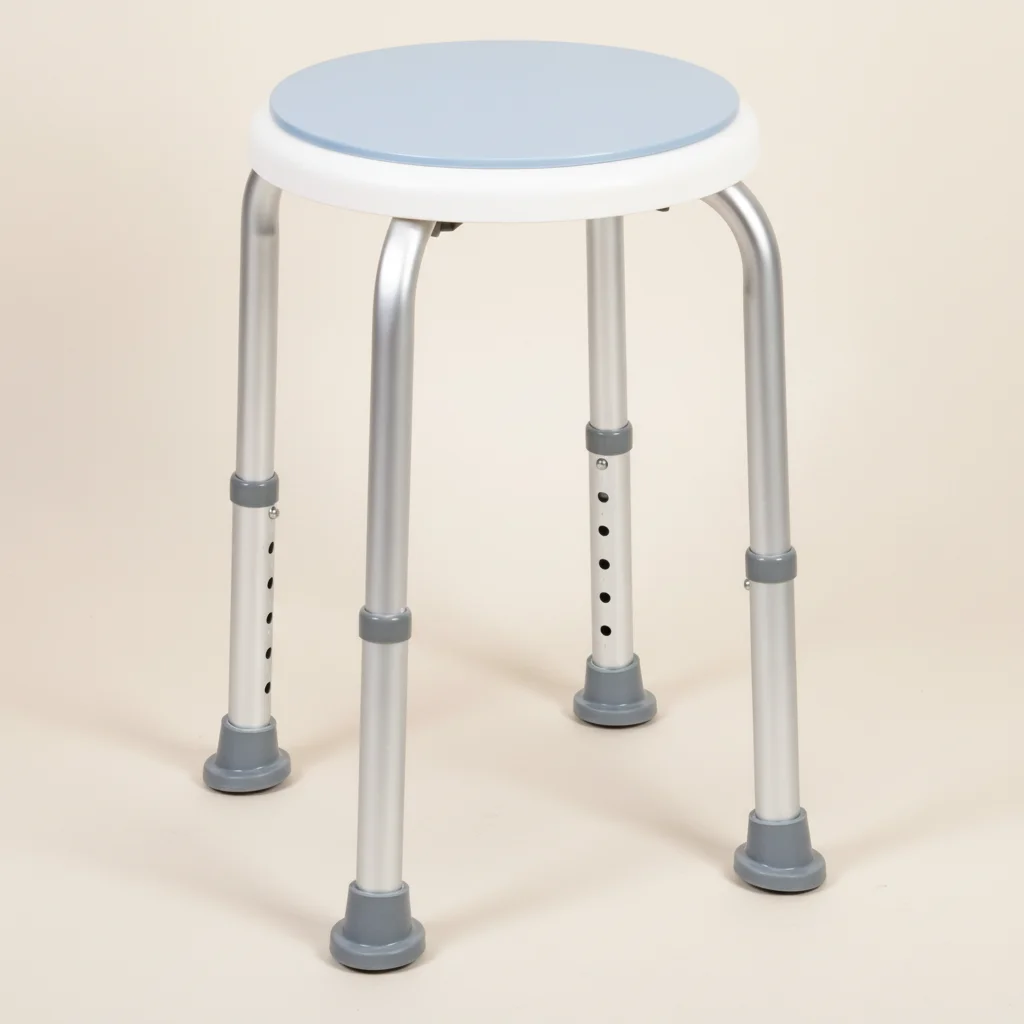 Tabouret de douche pivotant réglable 6 niveaux