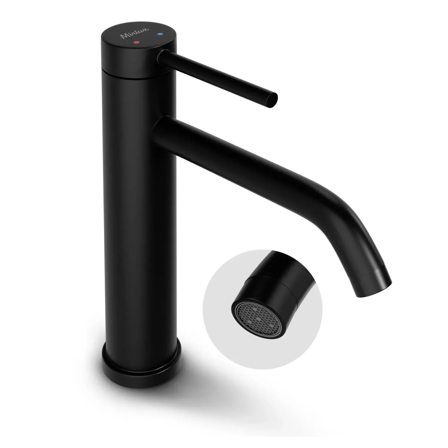 Mitigeur de lavabo – WC – Noir [NYX]