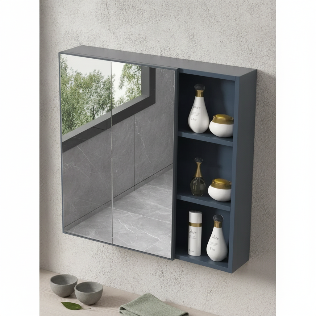 Armoire de toilette murale en aluminium