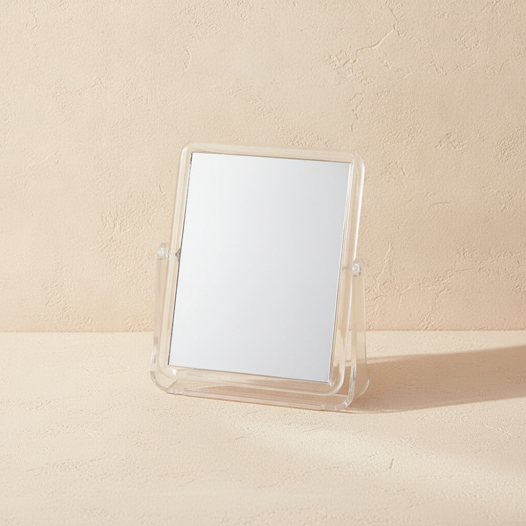 Miroir grossissant double face 5x sur pied