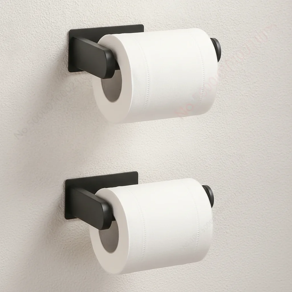 Porte-papier toilette adhésif mural