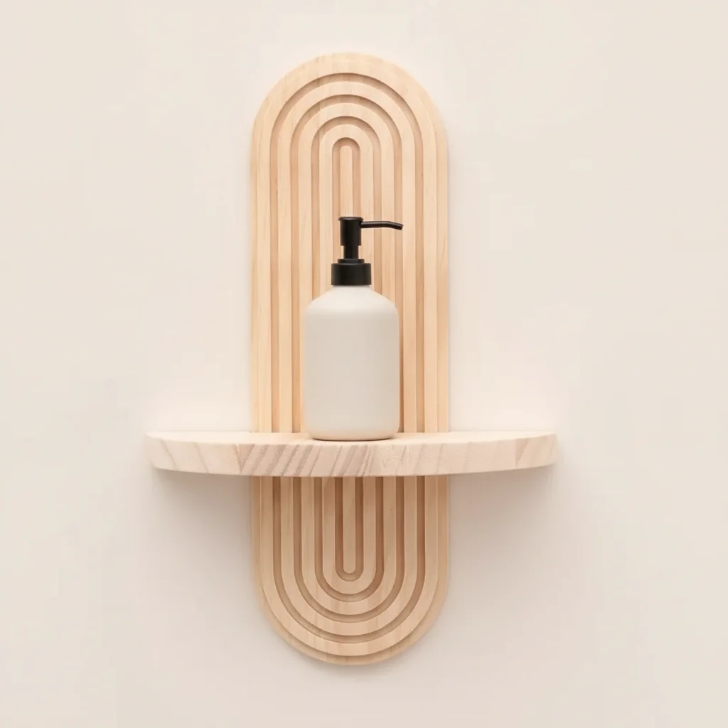 Étagère murale flottante en bois