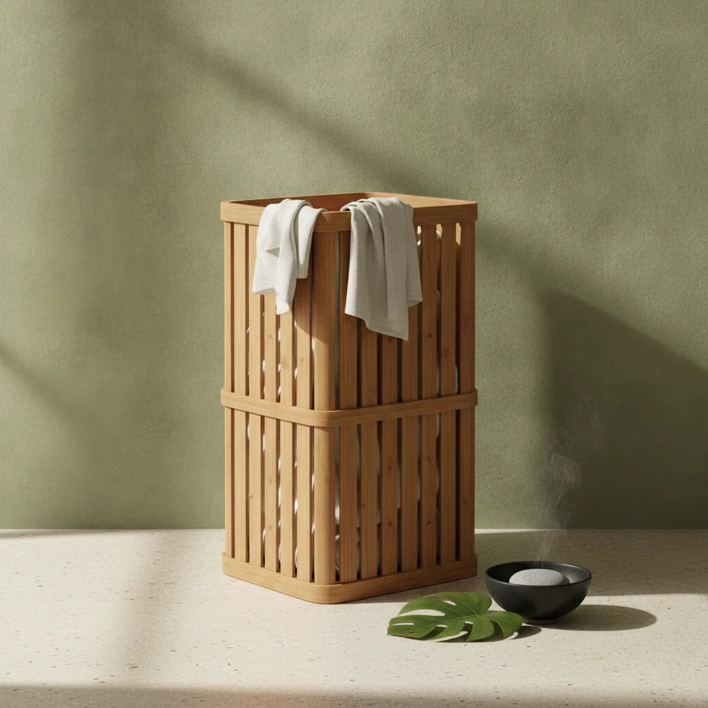 Composition abstraite de formes cylindriques en terre cuite évoquant l'organisation et l'équilibre minimaliste