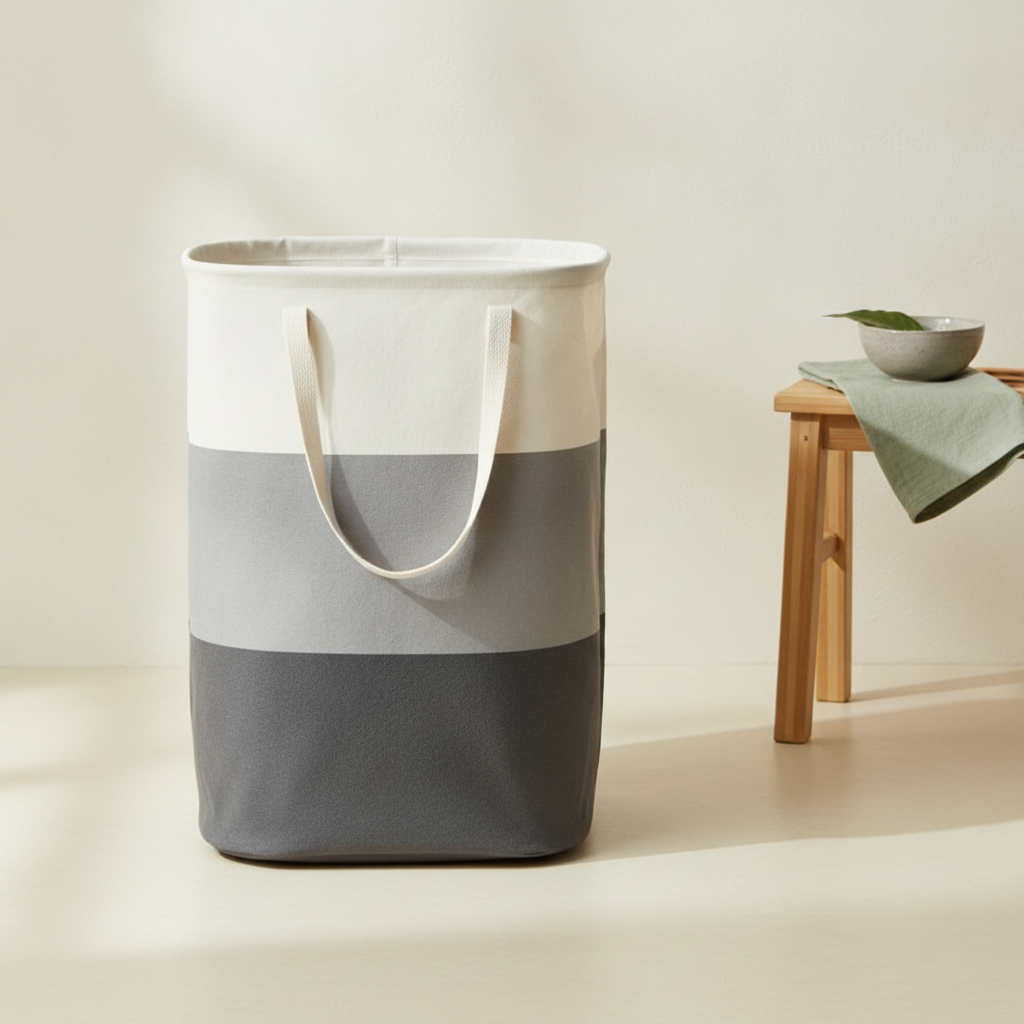 Panier à linge pliable en tissu 75L