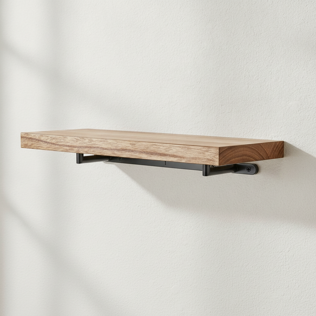 Étagère murale flottante en bois