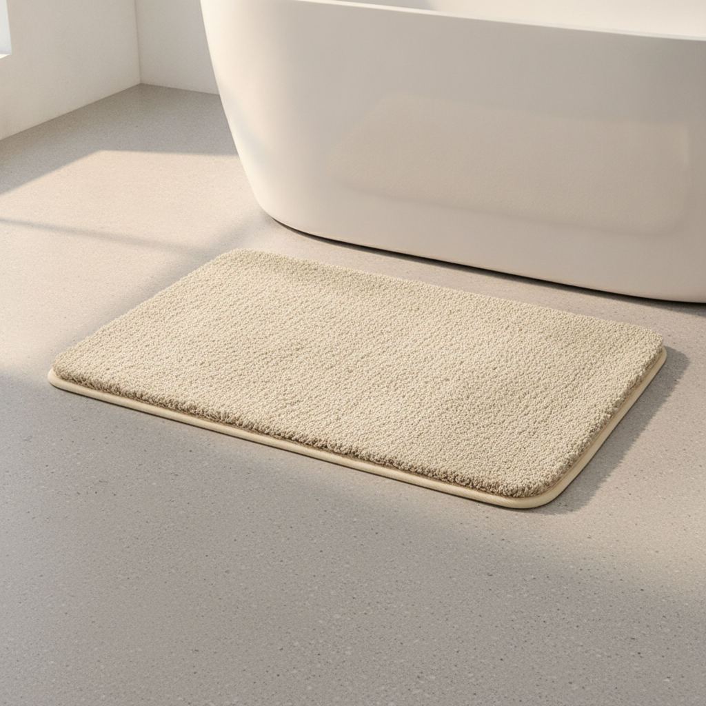 Tapis de bain absorbant et antidérapant