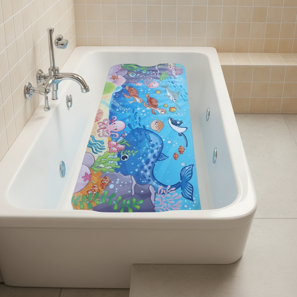 Tapis de baignoire antidérapant 40x100cm