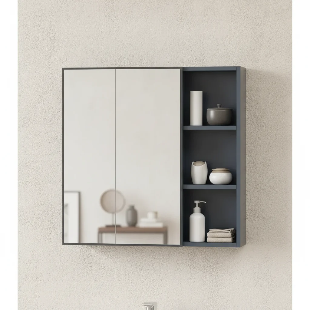 Armoire de toilette murale en aluminium