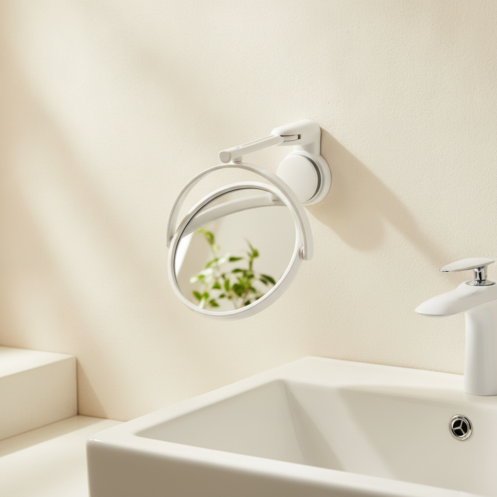 Miroir grossissant mural extensible 3X