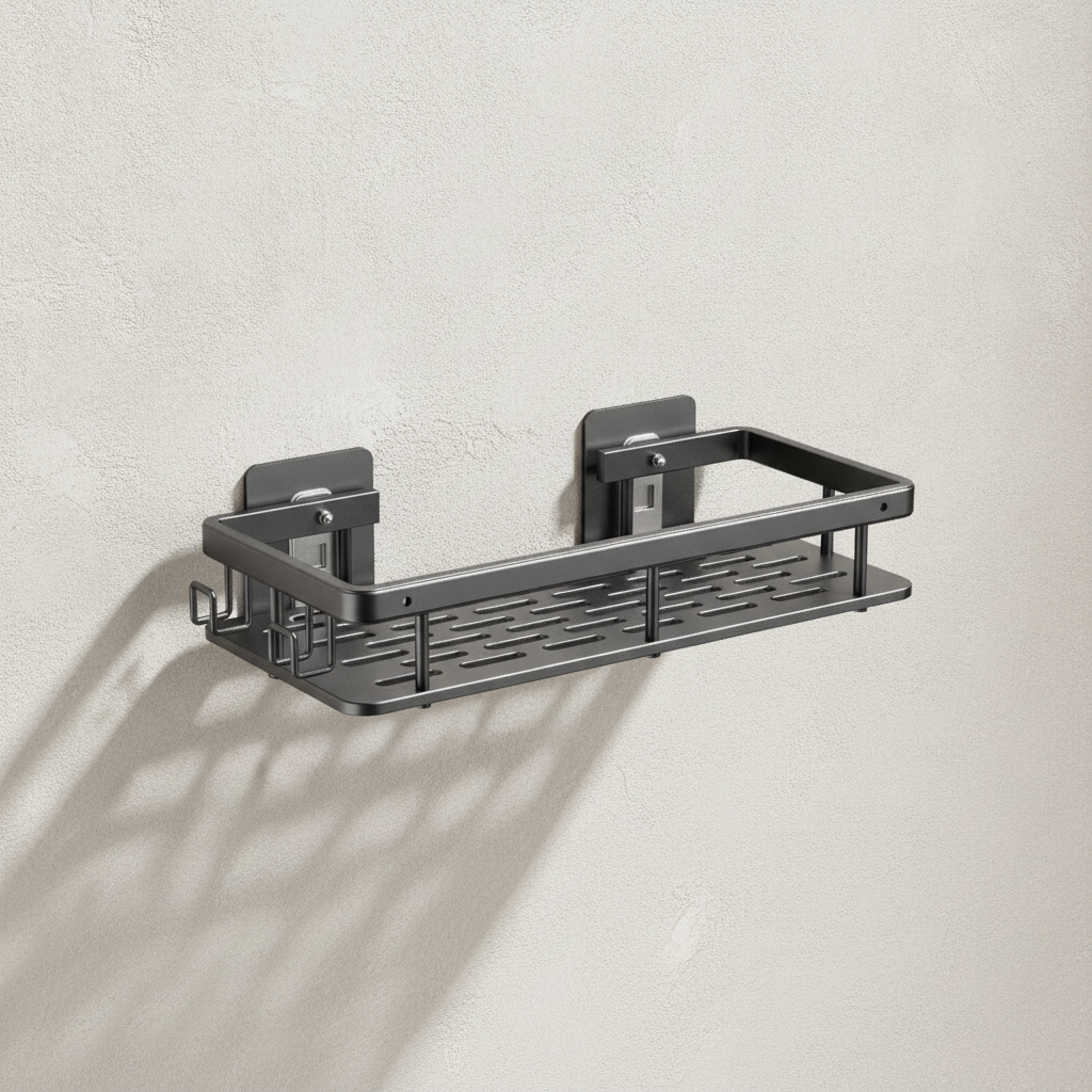 Étagère de douche d'angle sans perçage