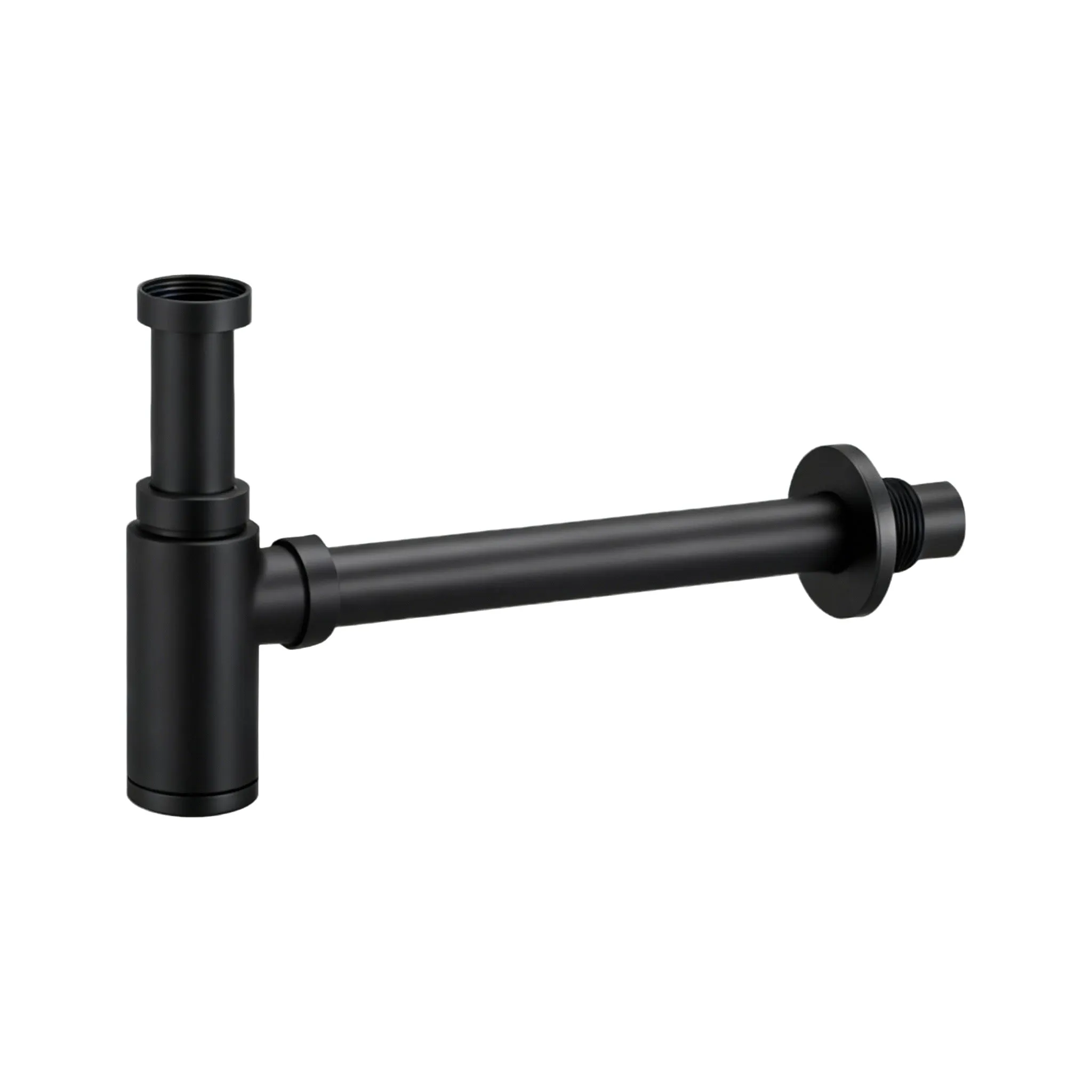 Siphon pour lavabo - 44 mm - Noir mat - Précommander