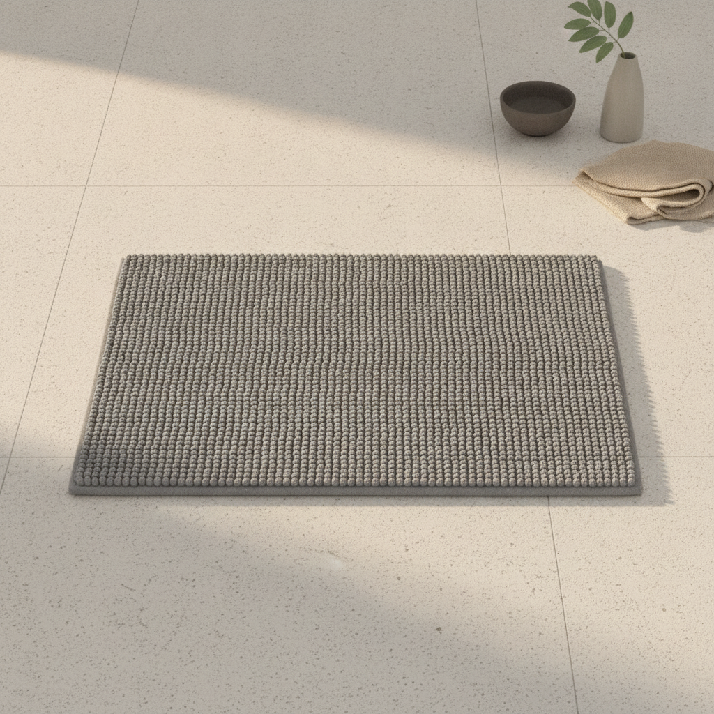 Tapis de bain en chenille 60x40cm
