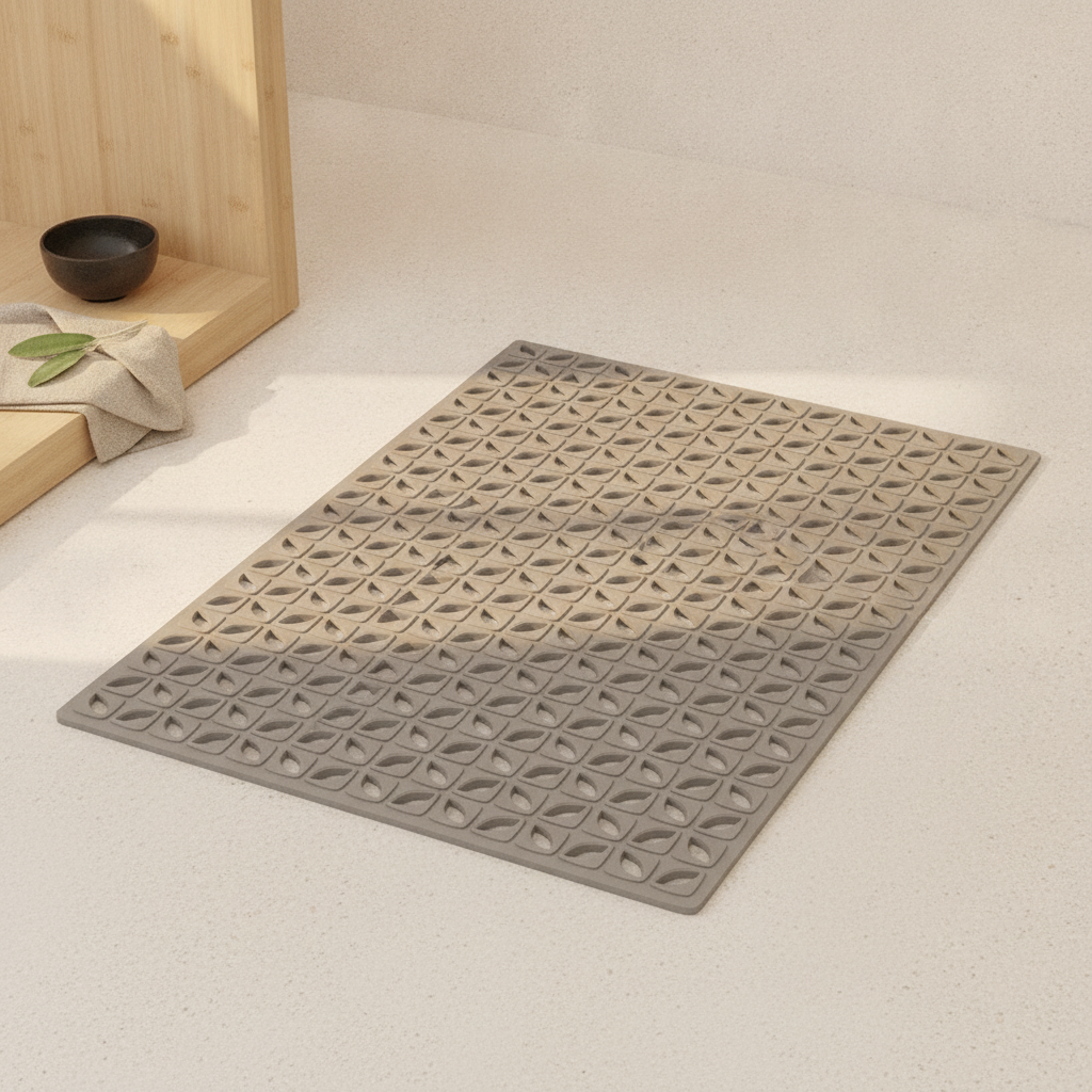 Tapis de bain antidérapant en PVC